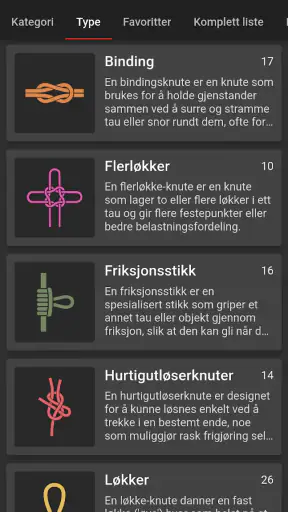 Knop og stikk 3D  ( Knots 3D ) screenshot