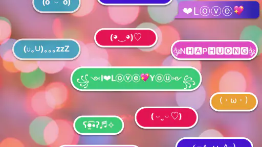 Kule symboler og tegn screenshot