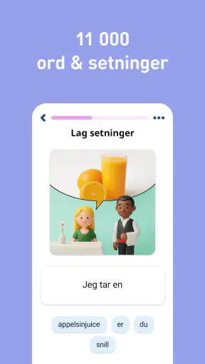 Lær norsk kurs - 11 000 ord screenshot