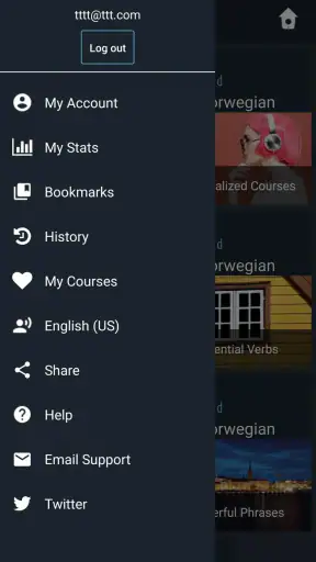 Lær norsk på dansk screenshot