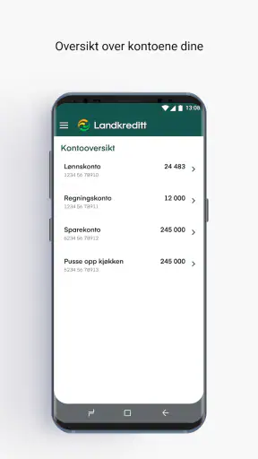 Landkreditt Bank Mobilbank screenshot
