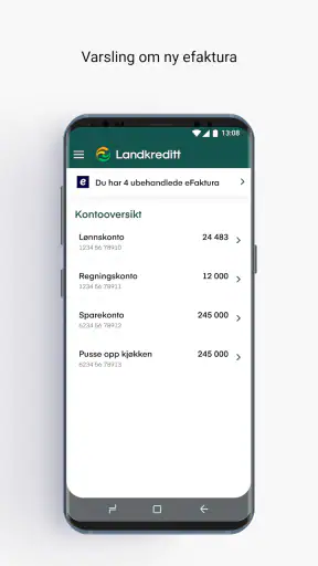 Landkreditt Bank Mobilbank screenshot
