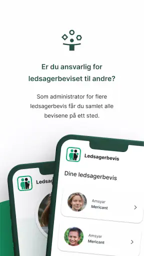 Ledsagerbevis screenshot