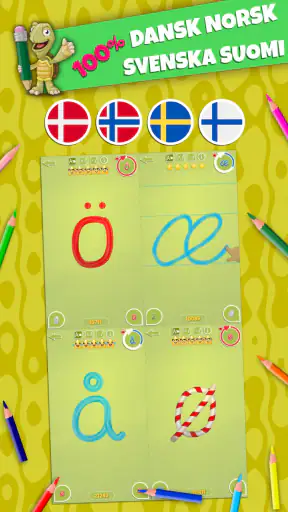 LetraKid: Skrive Bokstaver A-å screenshot