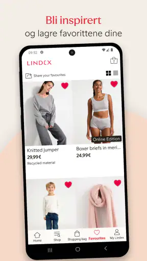 Lindex screenshot
