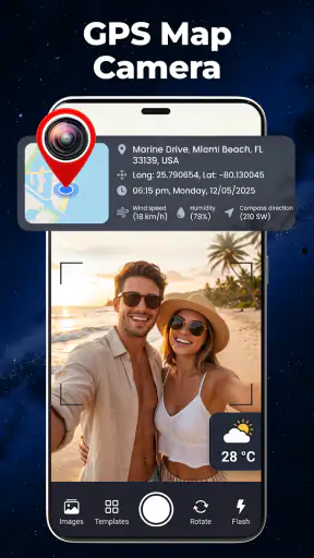 Live Earth-kart -GPS-satellitt screenshot