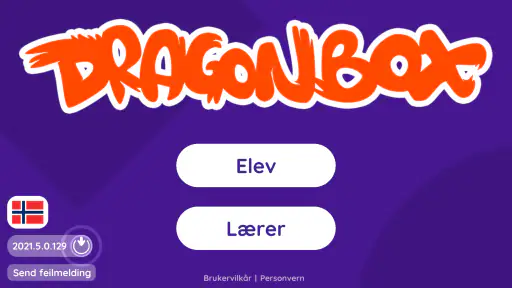 Login Access: DragonBox Skole screenshot