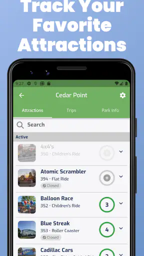 LogRide - Theme Park Database screenshot