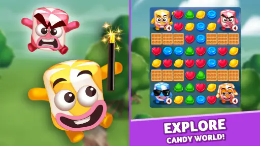 Lollipop & Marshmallow Match3 screenshot
