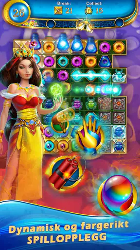 Lost Jewels - Match 3 Puzzle screenshot