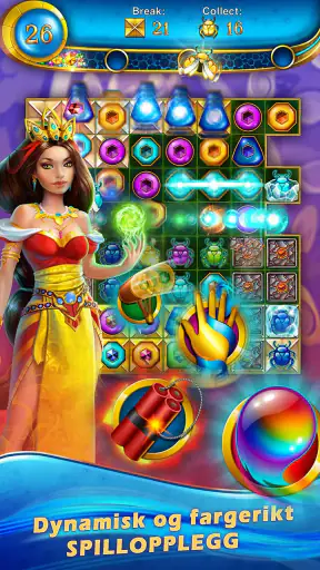 Lost Jewels - Match 3 Puzzle screenshot