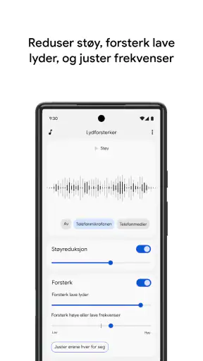 Lydforsterker screenshot
