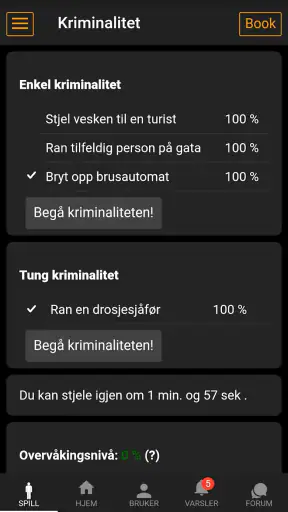 Mafiaspillet screenshot