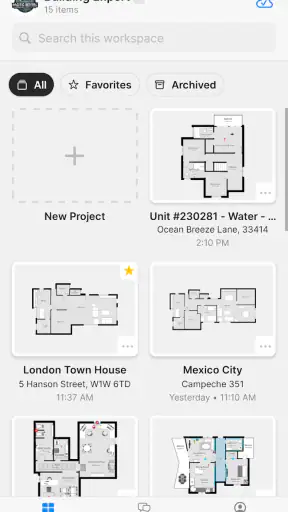 magicplan screenshot