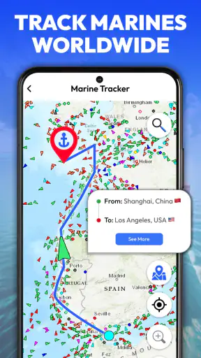 Marine Traffic Ship Finder screenshot
