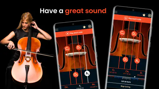 Master cello Tuner screenshot