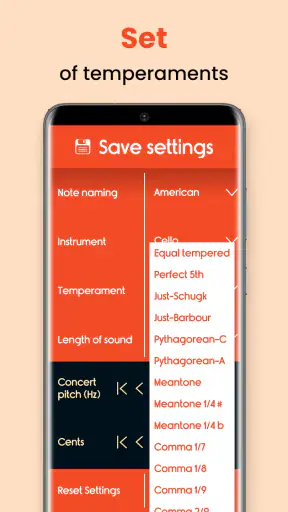 Master cello Tuner screenshot