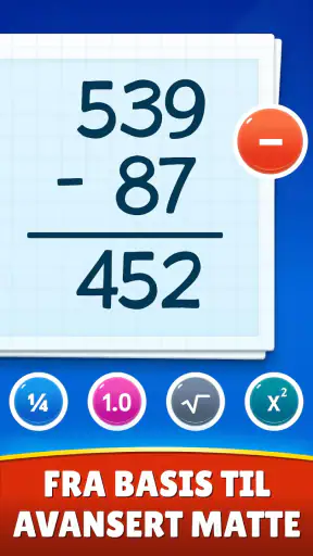 Matematikk på norsk: Math Game screenshot