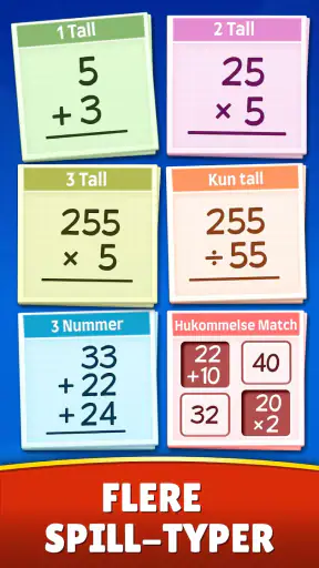 Matematikk på norsk: Math Game screenshot
