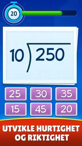 Matematikk på norsk: Math Game screenshot
