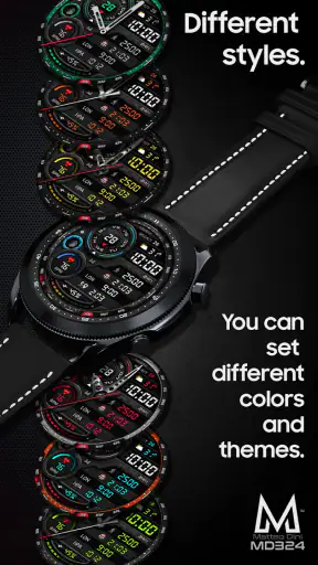 MD324 Hybrid watch face screenshot