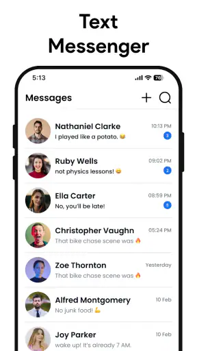 Meldinger: SMS Messenger screenshot