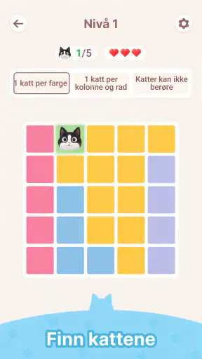 Meowdoku: Hjernetrimspill screenshot