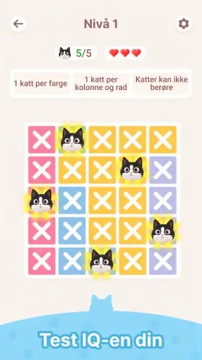 Meowdoku: Hjernetrimspill screenshot