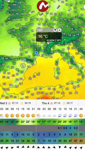Meteo Compare screenshot