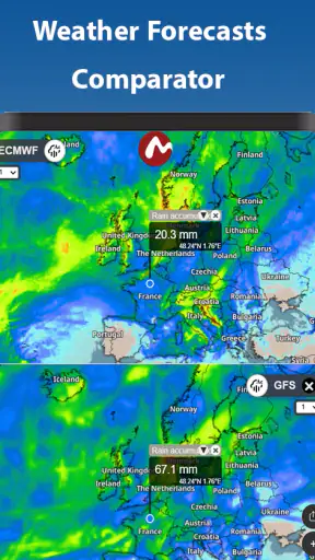Meteo Compare screenshot