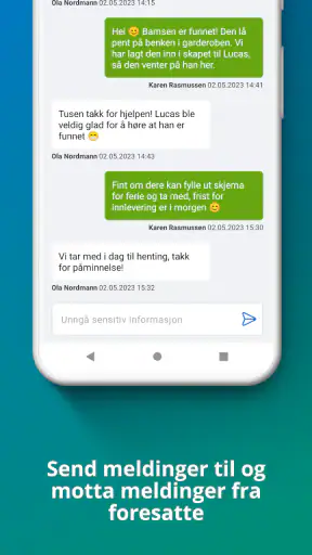 Min Barnehage Ansatt screenshot