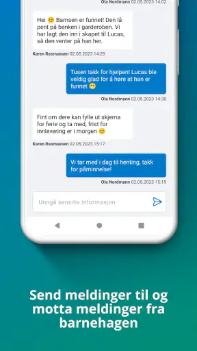 Min Barnehage Foresatt screenshot