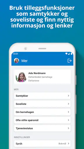 Min Barnehage Foresatt screenshot