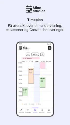 Mine studier screenshot