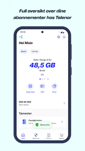 Mitt Telenor screenshot