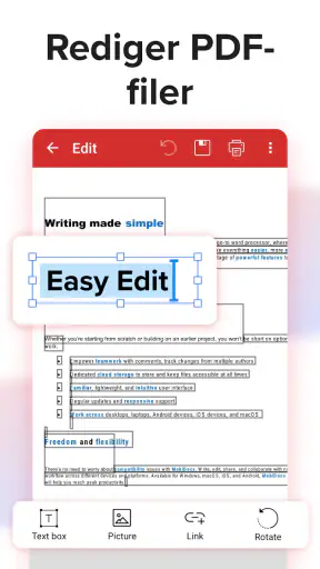 MobiPDF: PDF-editor og skanner screenshot