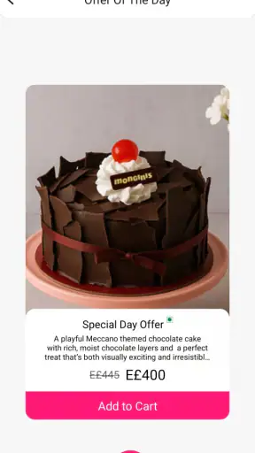 Monginis Bakery screenshot