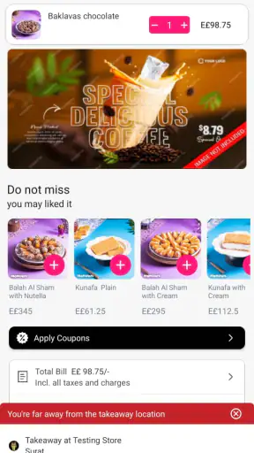 Monginis Bakery screenshot