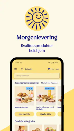 Morgenlevering screenshot