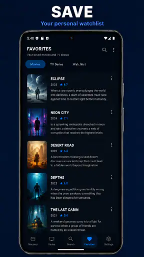 Movies & Shows Castle screenshot