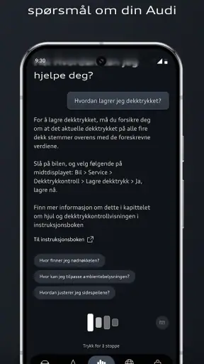 myAudi screenshot