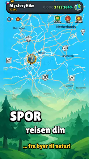 MysteryHike: Reis og Utforsk screenshot
