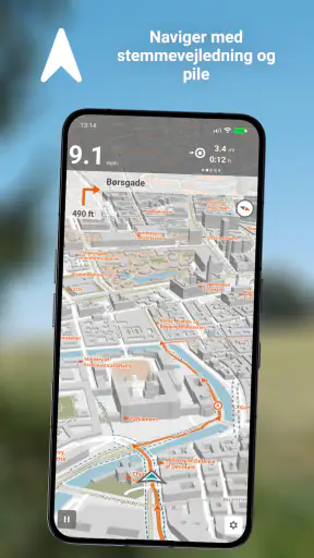 Naviki – cykel App screenshot