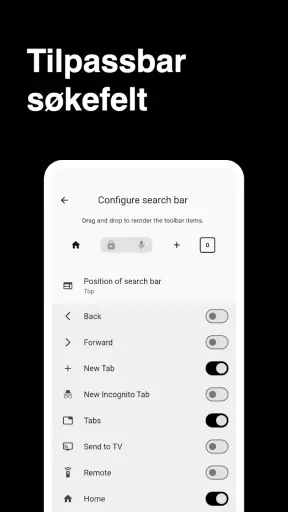 Nettleser screenshot