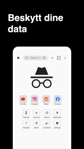 Nettleser screenshot