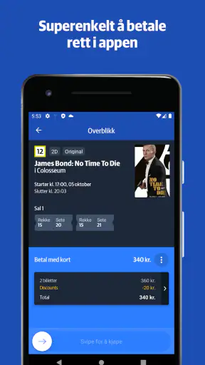 NFkino – din kino-app screenshot