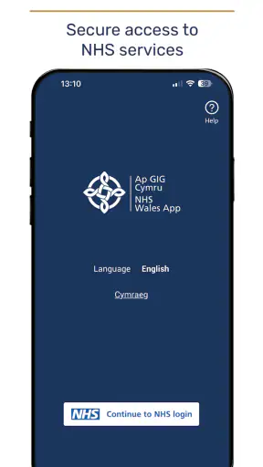 NHS Wales App screenshot
