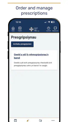 NHS Wales App screenshot