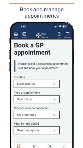 NHS Wales App screenshot