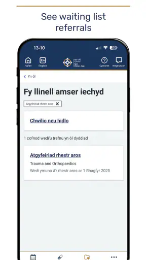 NHS Wales App screenshot